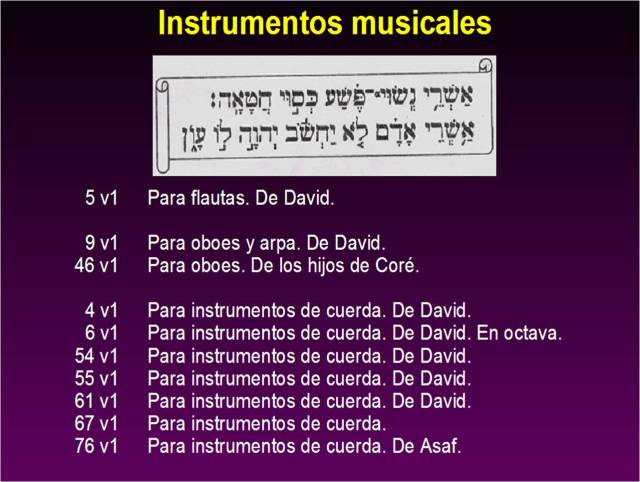 Salmos Instrumentos